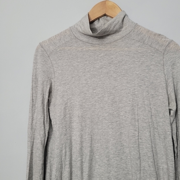 Free People Light Gray Gemma Mock Neck Tunic Dress - Picture 6 of 14